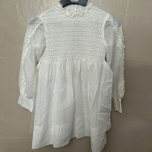 vintage polly flinders dress Size 10 Cream Ivory Girls